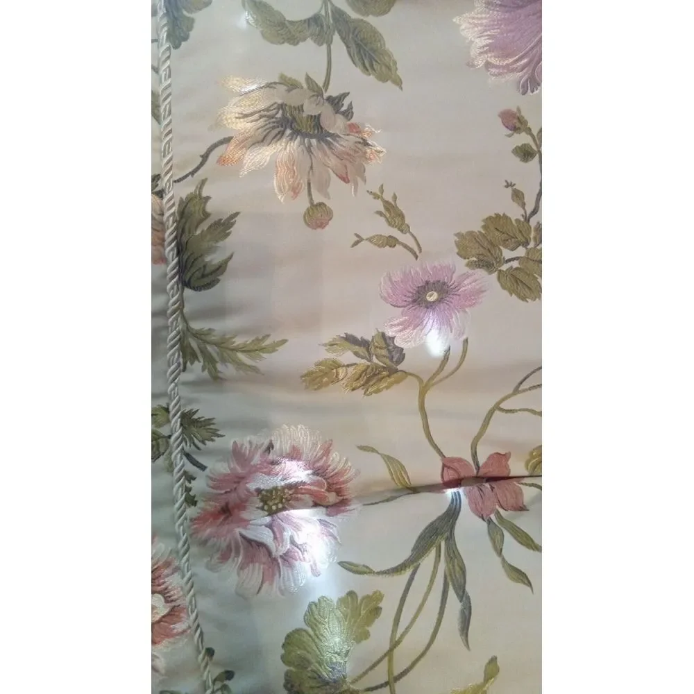 Croscill Throw Pillow‎ Floral Embroidered Accent Pillow Decorative 17x17
